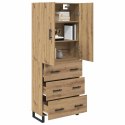 VidaXL Highboard so zásuvkou 2 pcs Remeselný dub 69,5 x 34 x 180 cm