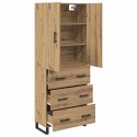 VidaXL Highboard so zásuvkou 2 pcs Remeselný dub 69,5 x 34 x 180 cm