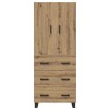 VidaXL Highboard so zásuvkou 2 pcs Remeselný dub 69,5 x 34 x 180 cm