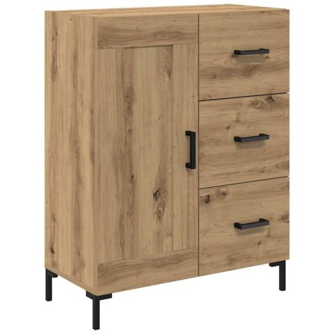 VidaXL Highboard so zásuvkou 2 pcs Remeselný dub Kompozitné drevo