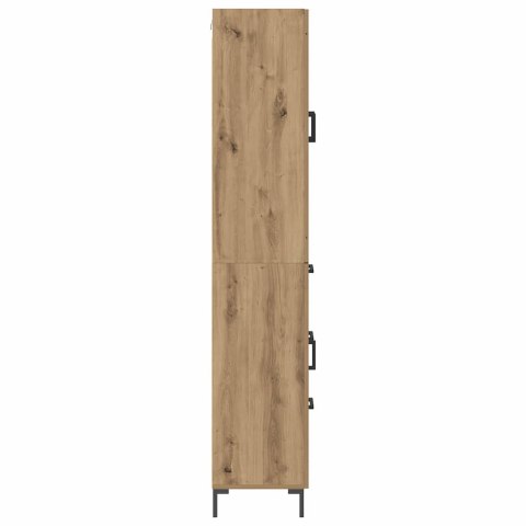 VidaXL Highboard so zásuvkou 2 pcs Remeselný dub Kompozitné drevo