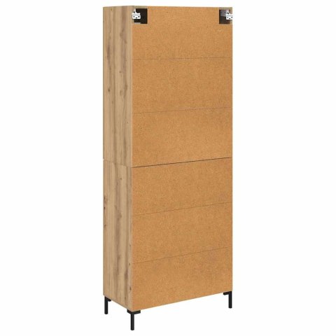 VidaXL Highboard so zásuvkou 2 pcs Remeselný dub Kompozitné drevo