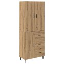VidaXL Highboard so zásuvkou 2 pcs Remeselný dub Kompozitné drevo
