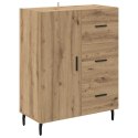 VidaXL Highboard so zásuvkou 2 pcs Remeselný dub Kompozitné drevo