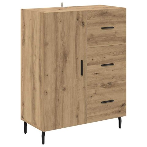 VidaXL Highboard so zásuvkou 2 pcs Remeselný dub Kompozitné drevo