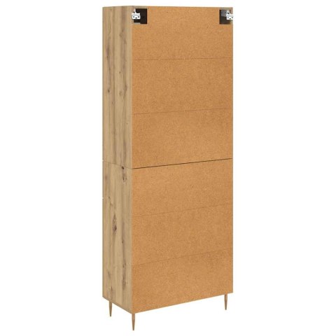 VidaXL Highboard so zásuvkou 2 pcs Remeselný dub Kompozitné drevo