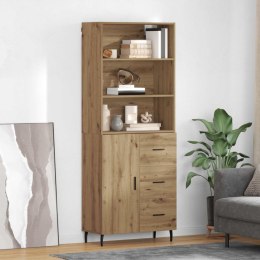 VidaXL Highboard so zásuvkou Remeselný dub 69,5 x 34 x 180 cm