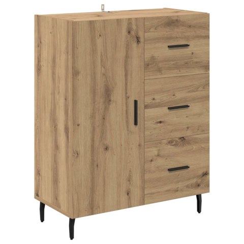 VidaXL Highboard so zásuvkou Remeselný dub 69,5 x 34 x 180 cm