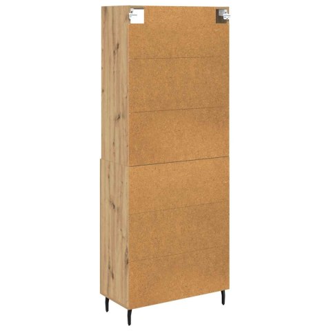 VidaXL Highboard so zásuvkou Remeselný dub 69,5 x 34 x 180 cm