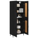 VidaXL Highboard 2 pcs Čierny dub Kompozitné drevo