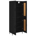 VidaXL Highboard 2 pcs Čierny dub Kompozitné drevo