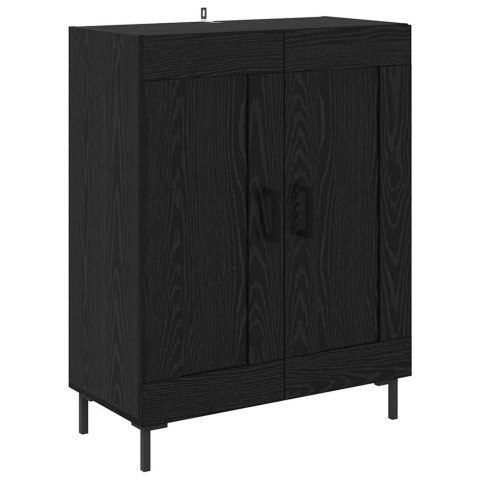 VidaXL Highboard 2 pcs Čierny dub Kompozitné drevo