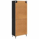 VidaXL Highboard 2 pcs Čierny dub Kompozitné drevo