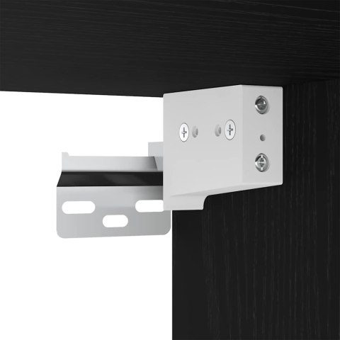 VidaXL Highboard 2 pcs Čierny dub Kompozitné drevo