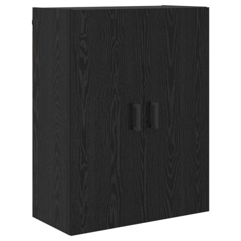VidaXL Highboard Čierny dub 69,5 x 34 x 180 cm Kompozitné drevo
