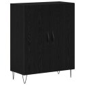 VidaXL Highboard Čierny dub 69,5 x 34 x 180 cm Kompozitné drevo