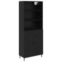 VidaXL Highboard Čierny dub 69,5 x 34 x 180 cm
