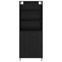 VidaXL Highboard Čierny dub 69,5 x 34 x 180 cm