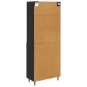 VidaXL Highboard Čierny dub 69,5 x 34 x 180 cm