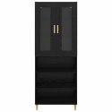 VidaXL Highboard Čierny dub 69,5 x 34 x 180 cm