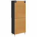 VidaXL Highboard Čierny dub 69,5 x 34 x 180 cm