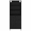VidaXL Highboard so zásuvkou Čierny dub 69,5 x 34 x 180 cm
