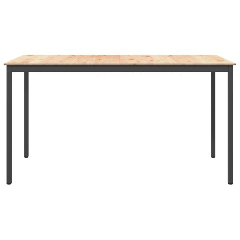 VidaXL Barový stôl Prírodná 110 x 55 x 105 cm Masívne borovicové drevo