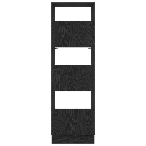 VidaXL Kuchynská skrinka na prádlo Čierny dub 50 x 68 x 162 cm