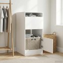 VidaXL Kuchynská skrinka na prádlo s úložiskom Biela 50 x 68 x 102 cm