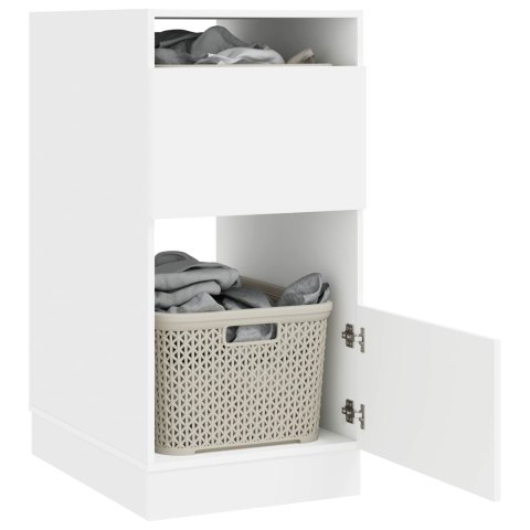 VidaXL Kuchynská skrinka na prádlo s úložiskom Biela 50 x 68 x 102 cm