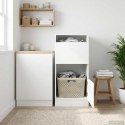 VidaXL Kuchynská skrinka na prádlo s úložiskom Biela 50 x 68 x 102 cm