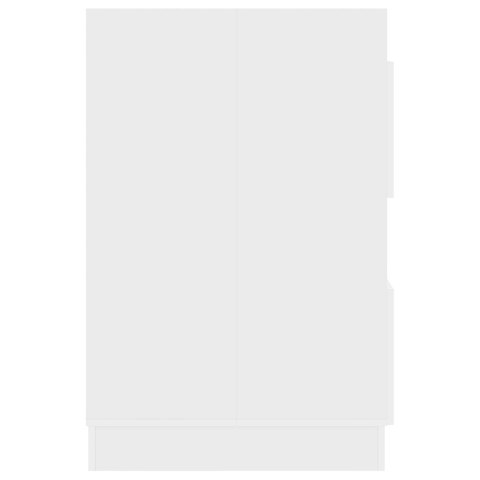 VidaXL Kuchynská skrinka na prádlo s úložiskom Biela 50 x 68 x 102 cm