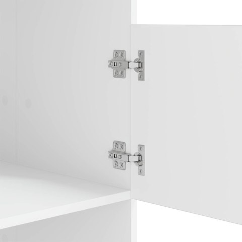 VidaXL Kuchynská skrinka na prádlo s úložiskom Biela 50 x 68 x 102 cm