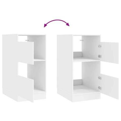 VidaXL Kuchynská skrinka na prádlo s úložiskom Biela 50 x 68 x 102 cm