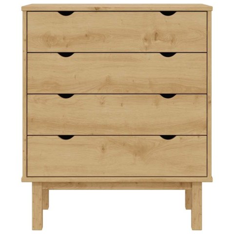 VidaXL Skrinka so zásuvkami OTTA 76,5x39,5x90 cm, borovica