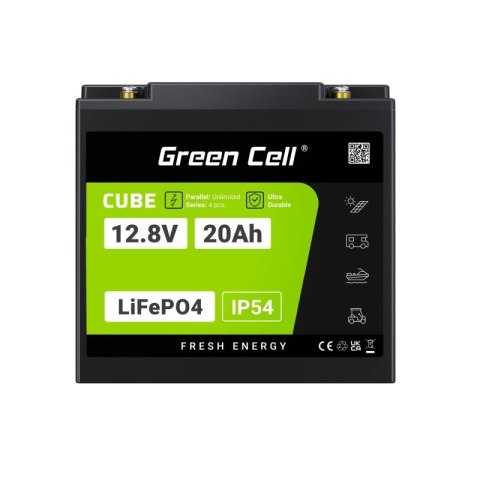 Green Cell Akumulator CUBE LiFePO4 20Ah 12V/12.8V 256Wh