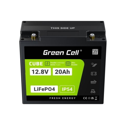 Green Cell Akumulator CUBE LiFePO4 20Ah 12V/12.8V 256Wh