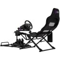 LORGAR FLEX RAF1, Sim Racing Cockpit Advanced, Foldable, 150x72x113 cm-playing, 38x72x126cm-folded, Black