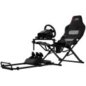 LORGAR FLEX RAF1, Sim Racing Cockpit Advanced, Foldable, 150x72x113 cm-playing, 38x72x126cm-folded, Black