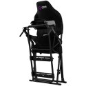 LORGAR FLEX RAF1, Sim Racing Cockpit Advanced, Foldable, 150x72x113 cm-playing, 38x72x126cm-folded, Black