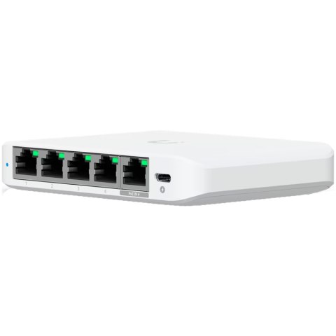 UBIQUITI UniFi Switch Flex, 5 port, (4) 2.5 GbE, (1) 2.5 GbE PoE