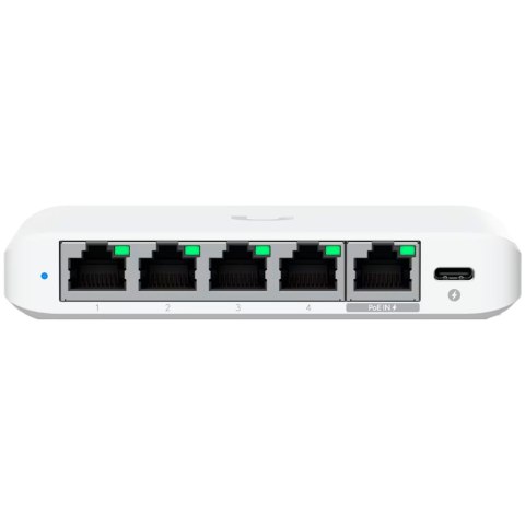 UBIQUITI UniFi Switch Flex, 5 port, (4) 2.5 GbE, (1) 2.5 GbE PoE