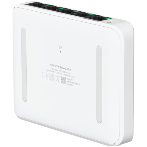UBIQUITI UniFi Switch Flex, 5 port, (4) 2.5 GbE, (1) 2.5 GbE PoE