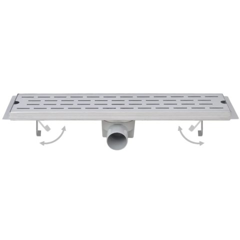 Odpływ prysznicowy liniowy, 2 szt., Bubble, stal, 1030x140 mm Odpływ prysznicowy liniowy, 2 szt., Bubble, stal, 1030x140 mm